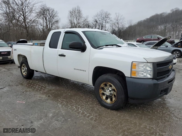2011 Chevrolet Silverado 1500 Work Truck with VIN 1GCRKPE08BZ418520, listed as a Copart auction lot 85709674 with 135,726 mi miles and Salvage Title. Bid and sale history available at carsss.com. Image 4.