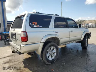 2000 Toyota 4Runner SR5 with VIN JT3HN86R4Y0283799, listed as a Copart auction lot 44726545 with 284,241 mi miles and Salvage Title. Bid and sale history available at carsss.com. Image 3.