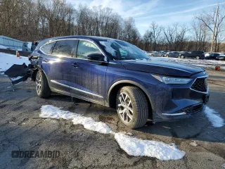 2023 Acura MDX w/Technology Package with VIN 5J8YE1H40PL031051, listed as a Copart auction lot 84453324 with 42,138 mi miles and Salvage Title. Bid and sale history available at carsss.com. Image 4.