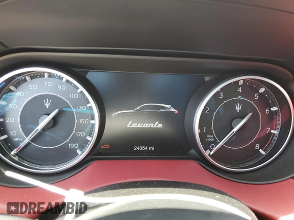 2021 Maserati Levante GranSport with VIN ZN661XUS4MX359603, listed as a Copart auction lot 57733254 with 24,354 mi miles and Salvage Title. Bid and sale history available at carsss.com. Image 9.