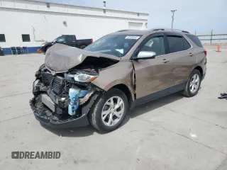 2019 Chevrolet Equinox Premier z VIN 2GNAXXEVXK6218283, wystawiony jako Copart lot #58789005 z przebiegiem 43 769 mil mil oraz Szkoda całkowita • Salvage title. Historia ofert i sprzedaży dostępna na DreamBid. Obrazek 1.