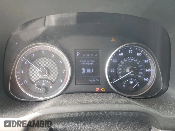 2020 Hyundai Elantra SEL with VIN 5NPD84LF3LH559891, listed as a Copart auction lot 53544515 with 69,637 mi miles and Salvage Title. Bid and sale history available at DreamBid. Image 9.
