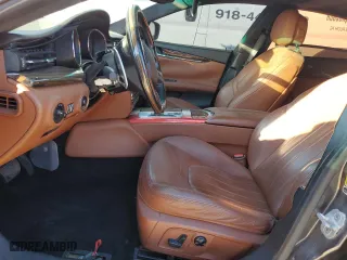 2015 Maserati Quattroporte S Q4 with VIN ZAM56RRA0F1134204, listed as a Copart auction lot 76226743 with 59,784 mi miles. Bid and sale history available at carsss.com. Image 7.