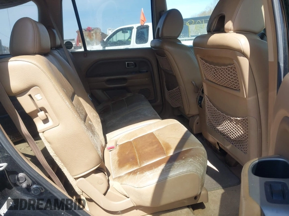 2006 Honda Pilot EX-L with VIN 2HKYF18746H527298, listed as a IAAI auction lot 41941429 with 153,482 mi miles and . Bid and sale history available at DreamBid. Image 8.