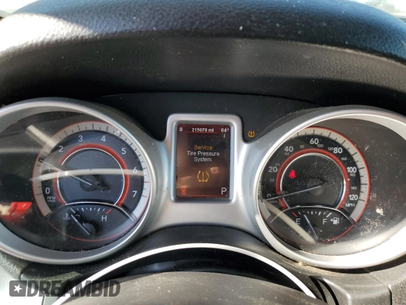 2012 Dodge Journey SXT with VIN 3C4PDCBG2CT321589, listed as a Copart auction lot 58360935 with 215,078 mi miles and Clean title. Bid and sale history available at DreamBid. Image 9.