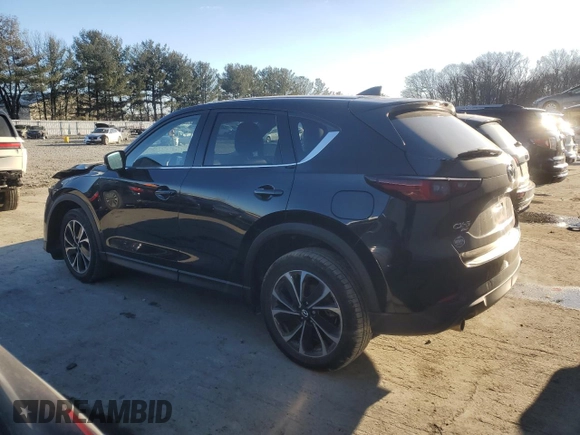 2022 Mazda CX-5 2.5 S Premium Package with VIN JM3KFBDM8N1544836, listed as a Copart auction lot 45573495 with 75,312 mi miles and Salvage Title. Bid and sale history available at carsss.com. Image 2.