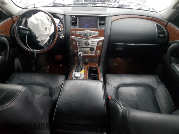 2018 Infiniti QX80 with VIN JN8AZ2NE5J9191376, listed as a Copart auction lot 88046885 with 79,076 mi miles and Salvage title. Bid and sale history available at DreamBid. Image 8.