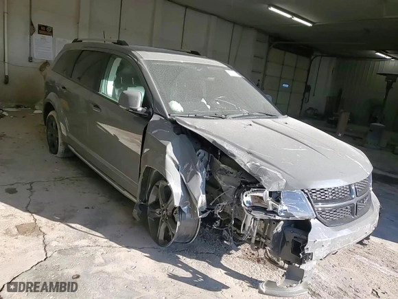 2019 Dodge Journey Crossroad with VIN 3C4PDCGGXKT803542, listed as a Copart auction lot 47449295 with 75,349 mi miles and Salvage Title. Bid and sale history available at carsss.com. Image 12.