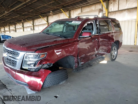 2016 Chevrolet Tahoe LT with VIN 1GNSKBKC6GR443997, listed as a Copart auction lot 43527345 with Not Provided miles and Salvage Title. Bid and sale history available at DreamBid. Image 1.