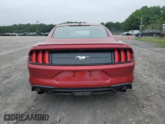 2020 Ford Mustang EcoBoost with VIN 1FA6P8TH5L5129757, listed as a Copart auction lot 62587375 with 35,272 mi miles and Salvage title. Bid and sale history available at DreamBid. Image 6.