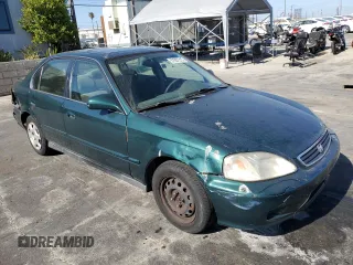 1999 Honda Civic EX z VIN 2HGEJ8647XH528203, wystawiony jako Copart lot #57507315 z przebiegiem 185 450 mil mil oraz Szkoda całkowita • Salvage title. Historia ofert i sprzedaży dostępna na DreamBid. Obrazek 4.