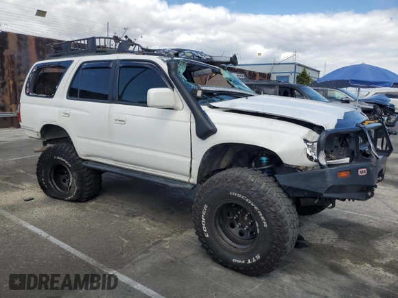 1999 Toyota 4Runner SR5 with VIN JT3GN86R6X0109999, listed as a Copart auction lot 53301655 with Not provided miles and Salvage title. Bid and sale history available at DreamBid. Image 4.