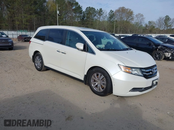 2016 Honda Odyssey EX-L z VIN 5FNRL5H60GB011001, wystawiony jako IAAI lot #41897958 z przebiegiem 126 133 mil mil oraz . Historia ofert i sprzedaży dostępna na DreamBid. Obrazek 1.
