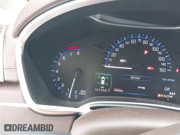 2015 Cadillac SRX Performance Collection with VIN 3GYFNCE34FS639168, listed as a IAAI auction lot 42191995 with 101,358 mi miles and . Bid and sale history available at DreamBid. Image 7.