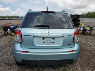 2008 Suzuki SX4 with VIN JS2YB417285101495, listed as a Copart auction lot 63325244 with 218,524 mi miles and Clean Title. Bid and sale history available at carsss.com. Image 6.