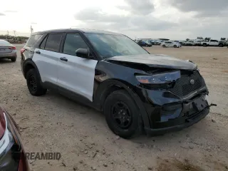 2021 Ford Police Interceptor Utility z VIN 1FM5K8AB9MGB99444, wystawiony jako Copart lot #54184865 z przebiegiem 77 604 mil mil oraz Szkody całkowita. Historia ofert i sprzedaży dostępna na DreamBid. Obrazek 4.
