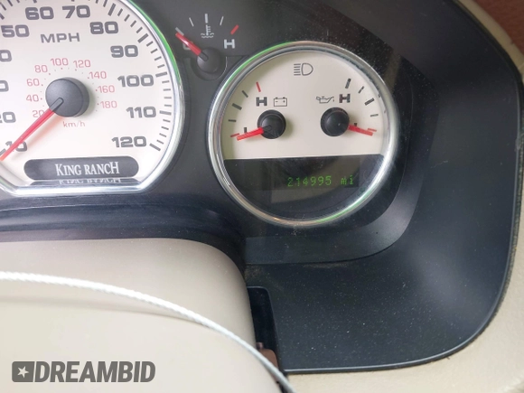 2008 Ford F-150 XLT with VIN 1FTPW14518KC75790, listed as a IAAI auction lot 41915721 with 214,995 mi miles. Bid and sale history available at carsss.com. Image 16.