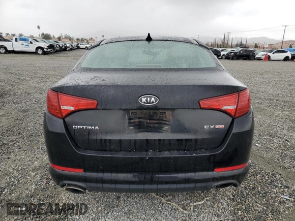 2011 Kia Optima EX with VIN KNAGN4A72B5173539, listed as a Copart auction lot 45141375 with 96,487 mi miles and Salvage Title. Bid and sale history available at carsss.com. Image 6.