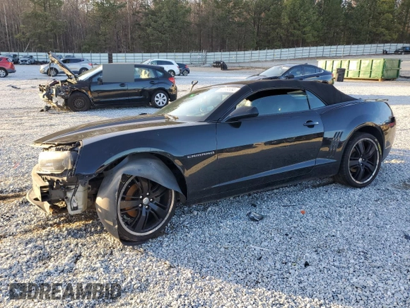 2015 Chevrolet Camaro LT with VIN 2G1FF3D33F9186283, listed as a Copart auction lot 84699554 with 93,134 mi miles and Salvage Title. Bid and sale history available at carsss.com. Image 1.