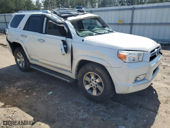 2011 Toyota 4Runner SR5 with VIN JTEZU5JR7B5022696, listed as a Copart auction lot 51961175 with 66,107 mi miles and Salvage Title. Bid and sale history available at carsss.com. Image 4.
