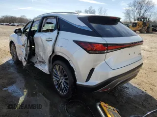2024 Lexus RX with VIN 2T2BAMCA9RC060925, listed as a Copart auction lot 47474415 with 4,303 mi miles and Salvage Title. Bid and sale history available at carsss.com. Image 2.