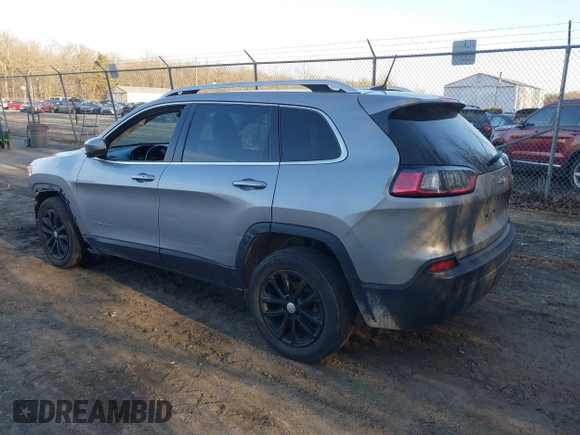 2021 Jeep Cherokee Altitude with VIN 1C4PJLLB1MD183417, listed as a IAAI auction lot 41724254 with 122,657 mi miles. Bid and sale history available at carsss.com. Image 3.