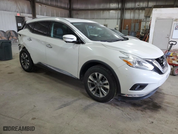 2017 Nissan Murano SL with VIN 5N1AZ2MH6HN194517, listed as a Copart auction lot 52495975 with 78,046 mi miles and Salvage Title. Bid and sale history available at carsss.com. Image 4.
