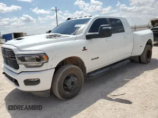 2024 Ram 3500 Laramie with VIN 3C63RRML0RG229435, listed as a Copart auction lot 80484814 with 23,721 mi miles and Salvage Title. Bid and sale history available at carsss.com. Image 1.
