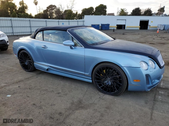2007 Bentley Continental GT with VIN SCBDR33W27C043503, listed as a Copart auction lot 40090494 with 0 mi miles. Bid and sale history available at carsss.com. Image 4.