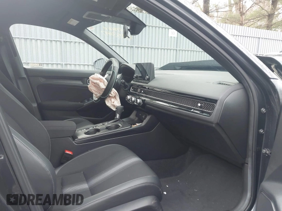 2024 Honda Civic Sport with VIN 2HGFE2F54RH552766, listed as a IAAI auction lot 41953497 with 12,467 mi miles and . Bid and sale history available at DreamBid. Image 5.
