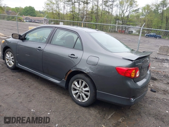 2009 Toyota Corolla with VIN 2T1BU40E29C156642, listed as a IAAI auction lot 42214601 with 255,813 mi miles. Bid and sale history available at carsss.com. Image 3.