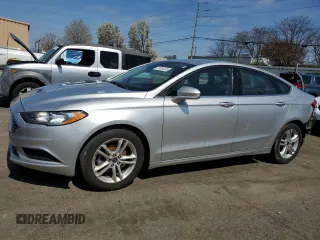 2018 Ford Fusion SE with VIN 3FA6P0H76JR188702, listed as a Copart auction lot 51464335 with 154,758 mi miles and Salvage Title. Bid and sale history available at DreamBid. Image 1.