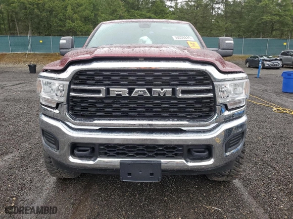 2024 Ram 2500 Big Horn with VIN 3C6UR5DL8RG222908, listed as a Copart auction lot 50209335 with 3,652 mi miles and Salvage Title. Bid and sale history available at carsss.com. Image 5.