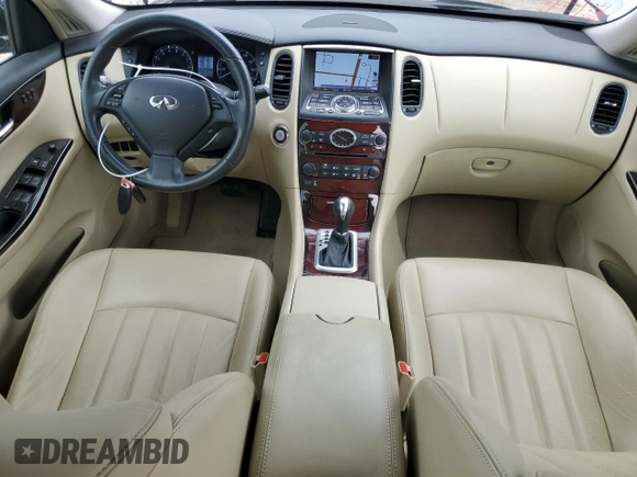 2016 Infiniti QX50 with VIN JN1BJ0RP8GM235709, listed as a Copart auction lot 71441004 with 43,348 mi miles and Salvage Title. Bid and sale history available at carsss.com. Image 8.