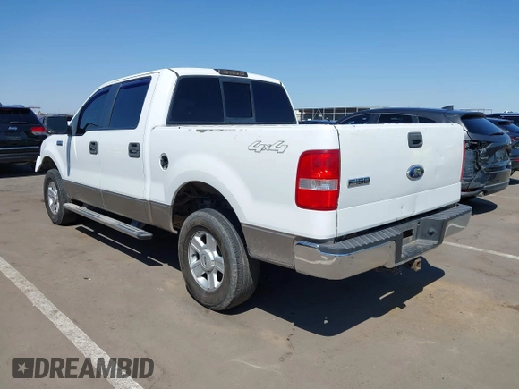 2005 Ford F-150 XLT with VIN 1FTPW14555FB63773, listed as a IAAI auction lot 42004420 with 255,071 mi miles. Bid and sale history available at carsss.com. Image 3.