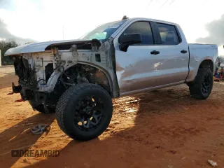 2019 Chevrolet Silverado 1500 Custom Trail Boss with VIN 3GCPYCEF4KG120324, listed as a Copart auction lot 85296344 with 62,491 mi miles and Salvage Title. Bid and sale history available at carsss.com. Image 1.