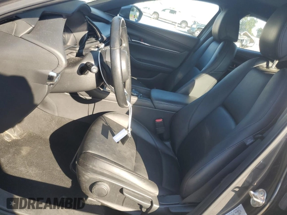2019 Mazda 3 with VIN JM1BPBJM0K1134358, listed as a Copart auction lot 72412974 with 53,707 mi miles and Salvage title. Bid and sale history available at DreamBid. Image 7.
