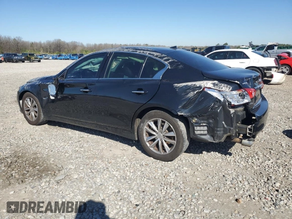 2017 Infiniti Q50 3.0t Premium with VIN JN1EV7AR0HM838033, listed as a Copart auction lot 49267315 with 75,032 mi miles and Salvage Title. Bid and sale history available at carsss.com. Image 2.