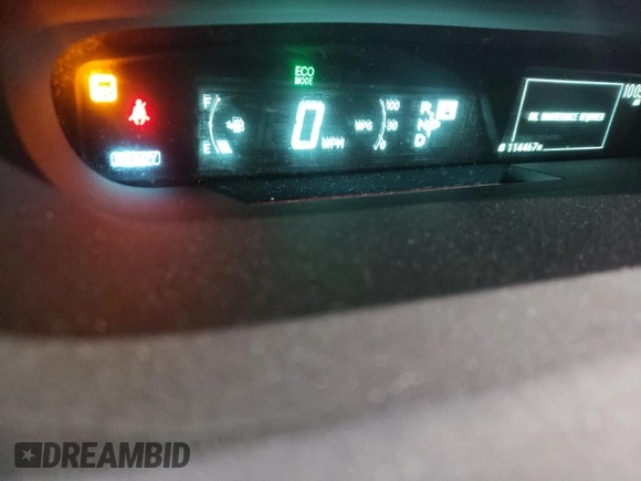 2011 Toyota Prius I with VIN JTDKN3DU5B1415305, listed as a Copart auction lot 50005595 with 114,467 mi miles and Salvage Title. Bid and sale history available at DreamBid. Image 9.
