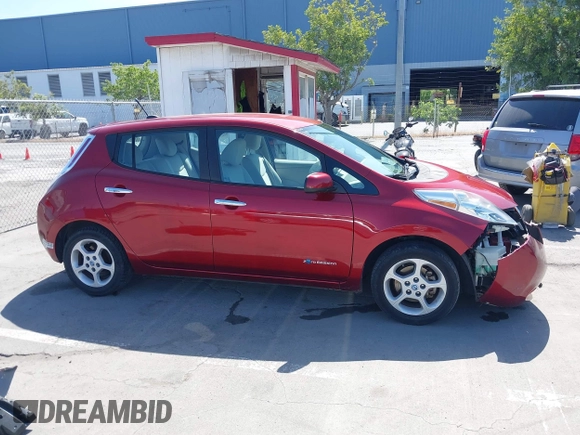 2013 Nissan LEAF SL with VIN 1N4AZ0CP5DC418535, listed as a IAAI auction lot 42084970 with 51,361 mi miles and . Bid and sale history available at DreamBid. Image 14.