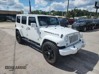 2015 Jeep Wrangler Unlimited Sport RHD with VIN 1C4BJWKG1FL652992, listed as a Copart auction lot 53191145 with 116,983 mi miles and Clean title. Bid and sale history available at DreamBid. Image 1.