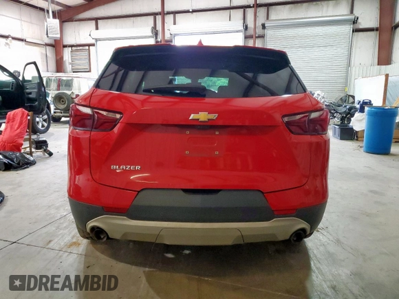 2020 Chevrolet Blazer LT with VIN 3GNKBDR44LS711415, listed as a Copart auction lot 60821265 with Not provided miles and Salvage title. Bid and sale history available at DreamBid. Image 6.