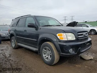 2003 Toyota Sequoia Limited with VIN 5TDBT48A83S186554, listed as a Copart auction lot 45970365 with 122,475 mi miles and Clean Title. Bid and sale history available at carsss.com. Image 4.