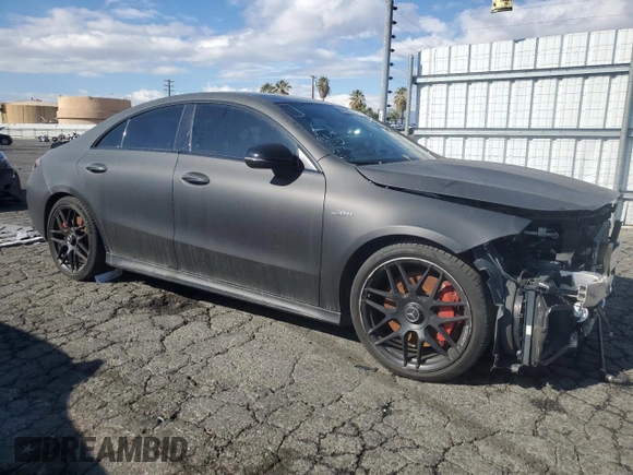 2021 Mercedes-Benz CLA 45 AMG with VIN W1K5J5DB7MN200724, listed as a Copart auction lot 42712885 with 22,529 mi miles and Clean title. Bid and sale history available at DreamBid. Image 4.