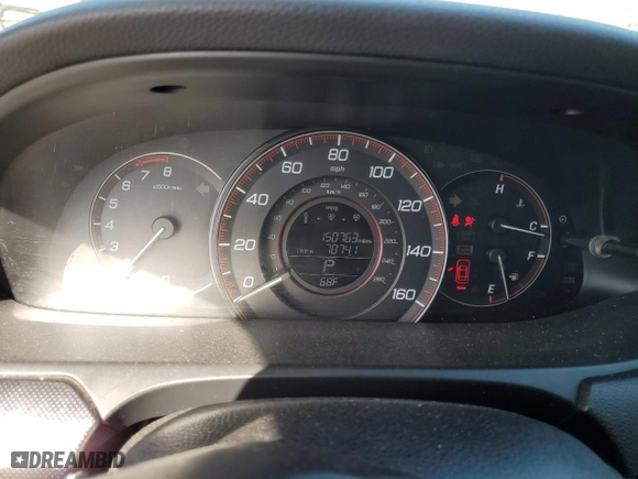 2014 Honda Accord Sedan Sport with VIN 1HGCR2F50EA307348, listed as a Copart auction lot 47964825 with 150,763 mi miles and Salvage Title. Bid and sale history available at carsss.com. Image 9.