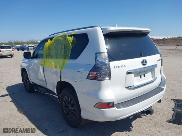 2020 Lexus GX with VIN JTJAM7BX4L5263799, listed as a IAAI auction lot 41969650 with 60,547 mi miles. Bid and sale history available at carsss.com. Image 3.