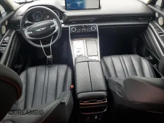 2021 Genesis GV80 with VIN KMUHB4SB7MU046455, listed as a Copart auction lot 62872925 with 52,340 mi miles and Salvage title. Bid and sale history available at DreamBid. Image 8.