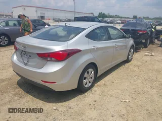 2016 Hyundai Elantra SE with VIN 5NPDH4AE5GH682981, listed as a IAAI auction lot 42413057 with 117,084 mi miles and . Bid and sale history available at DreamBid. Image 4.