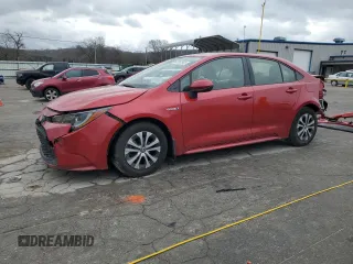 2021 Toyota Corolla Hybrid LE with VIN JTDEAMDE9MJ003897, listed as a Copart auction lot 47861925 with 64,693 mi miles and Salvage Title. Bid and sale history available at carsss.com. Image 1.