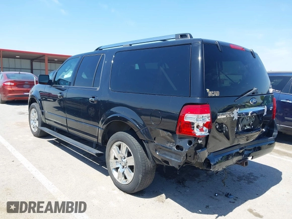 2010 Ford Expedition Max Limited with VIN 1FMJK2A58AEB70918, listed as a IAAI auction lot 42019660 with 180,762 mi miles. Bid and sale history available at carsss.com. Image 3.